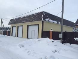 Гараж из сэндвич-панелей, построенная компанией Альянс - Гараж, Изготовлен из сэндвич-панелей, Слободской район, д.Нагорена
