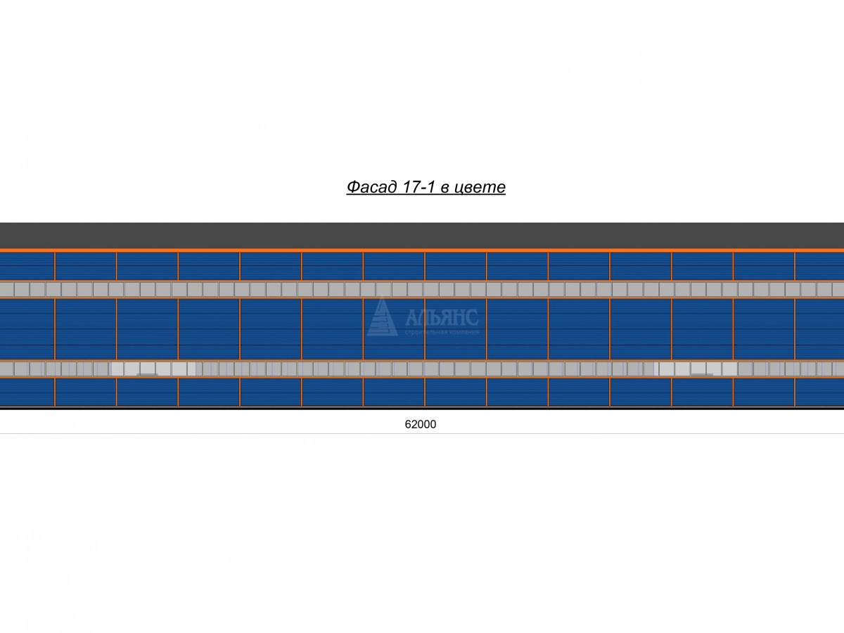 Планировка Производственный корпус из сэндвич-панелей -  фото 2