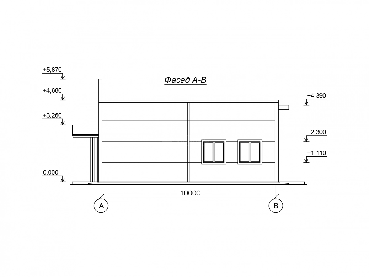 Планировка Кафе-столовая из сэндвич-панелей -  фото 5